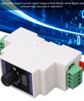 Adjustable 0 To 22 Milliamp Current Signal Simulator With 3-Digit Display For PLC Debugging Rail Mount Analog Generator