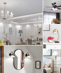 Elegant home interiors lit by Crisp Daylight LED Candelabra Bulbs 40W Equivalent, 4W E12 Small Base, Type B Bulbs for ceiling fans