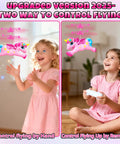 Magical Flying Unicorn Toy For Girls With LED Lights Fairy Flying Ball Helicopter Drone For Indoor Play Cute Unicorn Gift
