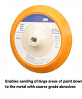 Stikit Disc Pad 8 Inch Coarse Grade For Paint Stripping, Primer Sanding, with 45 Degree Edge, Heavy Duty Abrasive Pad