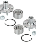 Two Piece Front Wheel Bearing And Hub Assembly Kit Direct Fit For 2003 2019 Toyota Corolla 2003 2010 Pontiac Vibe