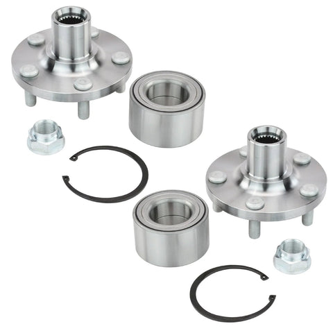 Two Piece Front Wheel Bearing And Hub Assembly Kit Direct Fit For 2003 2019 Toyota Corolla 2003 2010 Pontiac Vibe