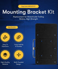 High-strength quick-release trolling motor bracket with specifications for easy operation and durability, replacement for MotorGuide.
