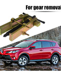 Premium Heavy Duty Two Claw Gear Puller and Bearing Extractor with Adjustable Span Handles for gear removal.
