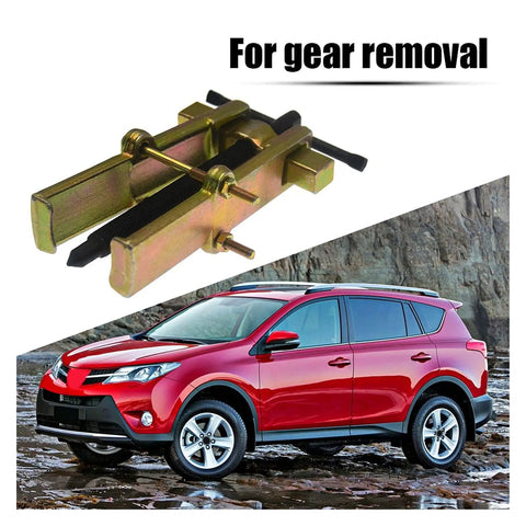 Premium Heavy Duty Two Claw Gear Puller and Bearing Extractor with Adjustable Span Handles for gear removal.