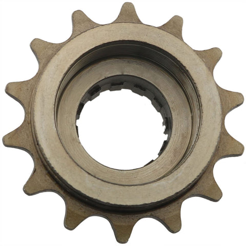 Bombproof Steel Road Freewheel 14T Bronze Sprocket, 61mm Outer Tooth Diameter, 34mm Thread Inner Diameter, 22mm Inner Hole, Fits 1/2 x 1/8 Chain, Single Speed Gear for Road Bikes, Durable Flywheel Cog for Easy Shifts and Tough Rides
