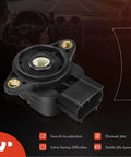 TPS Throttle Position Sensor For Toyota And Pontiac Vehicles With OE Grade Performance Fits 4Runner Celica Corolla Hilux Matrix T100 And Tacoma Models From 1997 To 2006 Easy Install Plug N Play black plastic sensor