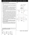 Installation guide for Titania 2-Light Ceiling Mount Fixture in Brushed Nickel with diagram and safety instructions.