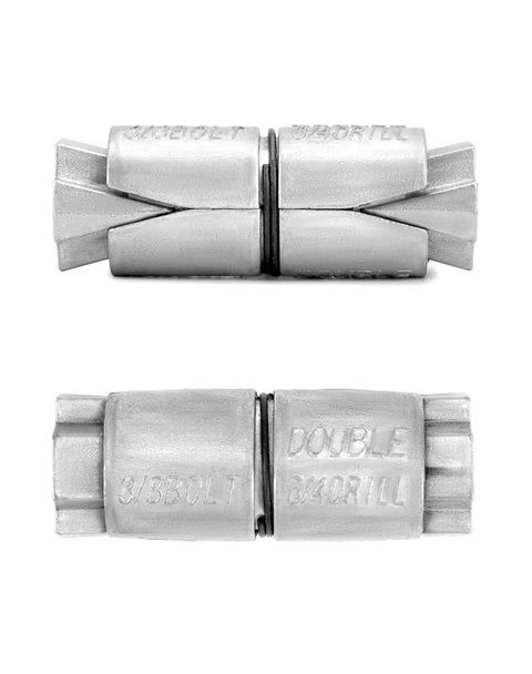 Heavy Duty 3/8 Inch Double Expansion Anchors 25 Pack Zinc Plated Shield Bolts Drywall And Masonry Hardware No Sweat Wall Mount Toggles Built Tough For Any Weekend Warrior Setup