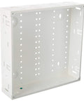 14 Inch SMC Series Structured Media Enclosure Only 47605 14E White With Top And Bottom Knock Outs, Base Cutout For J Boxes