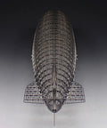 Hindenburg LZ129 1 to 1000 Scale Photo Etched Stainless Steel Model Kit With Snap Fit Build And Light Glue On White Metal Parts