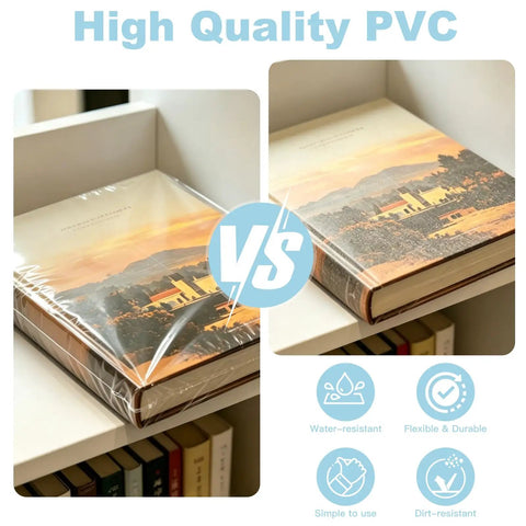 Clear PVC Shrink Wrap Bags 40 Count 14 By 20 Inches Heat Seal Packaging For Gifts Shoes Jars Baskets Soap Sleeves And Tons Of DIY Projects For books