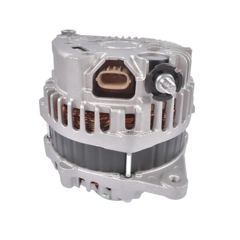 Alternator Replacement For Nissan Altima Quest Maxima Murano Pathfinder 2006 To 2016 130 Amp 12 Volt plug-and-play side view