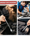 3 Pc Awesome Telescoping Magnetic Pick Up Tool Kit With Bendable Spring Magnet Stick And Flexible Grabber Set That Lets You Reach Deep Into Tight Spots For Auto Repair Jobs Without Any Hassle. used in car engine bays