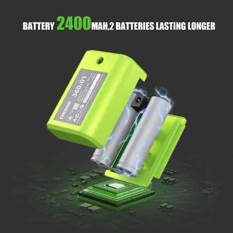 Lithium batteries of Self Leveling Green Beam Laser Level With Tripod A Real Workhorse Pro Grade 4x360 Degree Coverage 4D Laser Tool