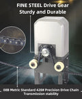 Beefy 280W AC Gate Opener With 4 Remotes For Heavy Duty Sliding Driveway Gates Up To 1400 Lbs And 20 Ft motor chain detail