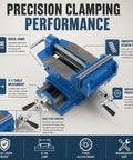 Industrial Grade Bench Vise With 6.3 Inch Jaw Width Built Tough For Real World Workshop Use Versatile Vice Clamps image