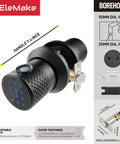 Smart Door Lock With Fingerprint And Keyless Entry, Touchscreen, Bluetooth App Control, And 4 In 1 Access Fingerprint, Black B400 shown in packaging