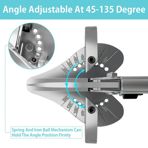 Multi Angle Miter Shears For Angular Cutting And Molding Crafting Shoe Molding Cutter Tool adjustable 45 to 135 degree detail
