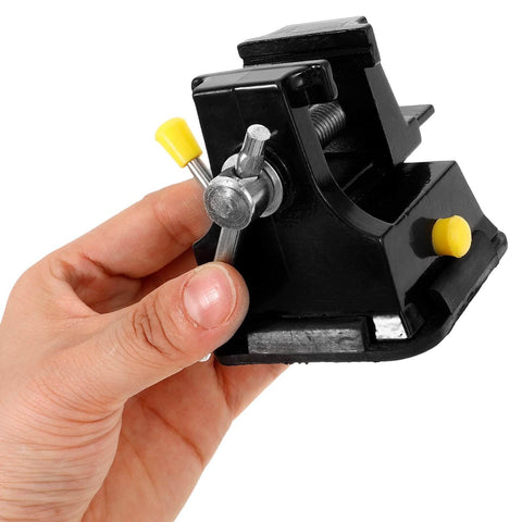 Mini Bench Vise Suction Clamp For Tabletop Workholding Portable Desk Carving Jewelry And Model Making Vise in hand view