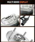 Close-up views of 2 Pack Rear Wheel Bearing Hub Assembly Kit Bolt On 512478 512479 With ABS Sensor 5 Lug Fit Dodge Journey 2009 2018 And Ram ProMaster 1500 2500 3500 2014 Heavy Duty Easy Install