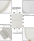 KUNIST Tesla Model Y roof sunshade with steel frame and silver-coated panels; includes 12 OEM clips (installed view).