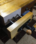 Quick Release Front Vise for Woodworking, 9 inch bench vise on workbench, dual guide rods, easy open close with one quarter turn