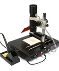 Infrared BGA Rework Station With Three Focus Lenses And Independent Focus Control And 650W Power Model T862 on display.