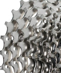 Close-up of 105 R7000 Gray Road Cassette For 11 Speed Drivetrains Choose 11 28T 11 30T Or 11 32T With Aluminum Carrier And Nickel Plated Steel Cogs