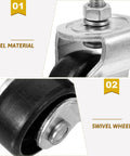 Close-up view of 2 Ton Floor Jack Caster For Heavy Duty Garage Use With Hydraulic Front Wheel Replacement Premium Steel Construction