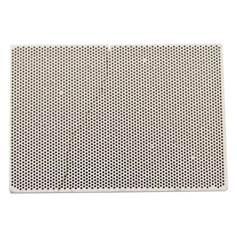 Top view of Dope Honeycomb Ceramic Soldering Board for Jewelry Making, Heat Resistant Quartz Plate 13.7 x 9.7 x 1.3 cm, Model S