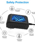 AC Charger Adapter For Extech Flir I3 I5 I7 Thermal Imaging Infrared Cameras power supply with safety protection icons