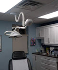 Dental office with Two By Four Foot LED Panel Light 50W 6500 Lumen Backlit Flat Panel With Adjustable 3000K To 5000K CCT on ceiling.