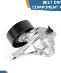 Idler Pulley And Serpentine Belt Tensioner Kit For Suzuki Grand Vitara SX4 2009 2010 2011 2012 2013 2.0L 2.4L L4 DIY Friendly