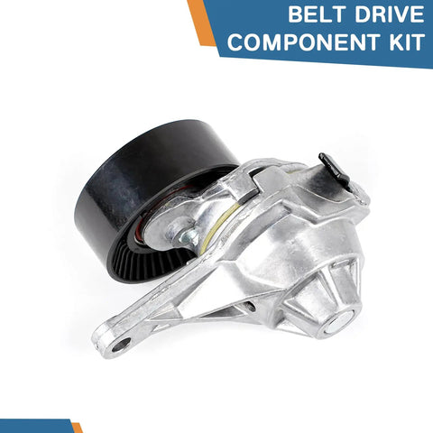 Idler Pulley And Serpentine Belt Tensioner Kit For Suzuki Grand Vitara SX4 2009 2010 2011 2012 2013 2.0L 2.4L L4 DIY Friendly
