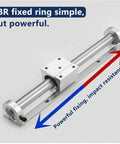Four Pack SBR16 Linear Rail Stop Collars With 16mm Bore 35mm Outer Diameter 10mm Thick Aluminum Limit Rings M5 Screws For CNC Linear Shafts And Motion Guide Systems on SBR rail