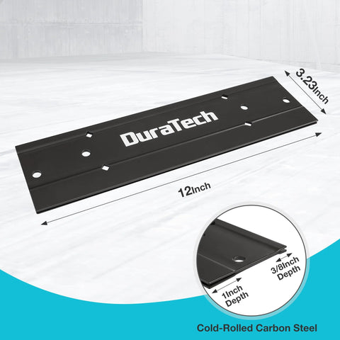 12 Inch Sheet Metal Bender For Duct Bending And Hand Seamer With Three Eighths Inch And One Inch Fold Depths For Precise HVAC Ducts And Metal Fabrication On The Job Site Built From Cold Rolled Carbon Steel For Pro Grade Strength Gray Duratech