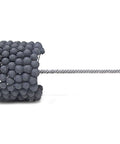 Side view of Flex-Hone Four And One Eighth Inch Diameter 240 Grit Silicon Carbide Honing Tool for mild steel, stainless steel, cast iron.