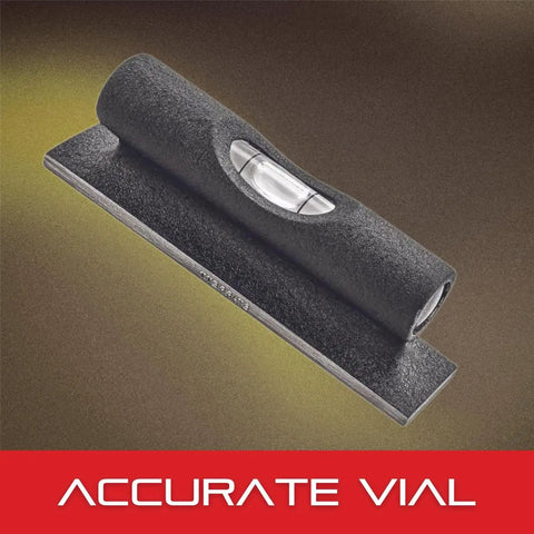 Compact Bench Level For Woodworking And Metalworking, Three And Three Eighths Inch Overall Length Cast Iron Body With Precision Machined Base And Sensitive Single Vial, Handy To Use, Durable Tool For Tight Tolerances And Fine Adjustments.