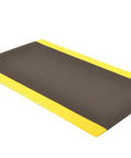 Cushion STAT Dissipative Anti-Static Mat With Dyna-Shield PVC Sponge For Electronics Pros, 3 By 5 Feet, Black And Yellow