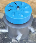 Beast 3000W Water Turbine Generator 220V Micro Hydroelectric System with dual ballasts, showing six 50mm inlets, front view