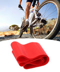 Stretchy PVC Bike Tire Liner Tape For 26 Inch Wheels 80mm Rim Strips Anti Puncture Protector Inner Tube Cushion For Mountain Bikes Red