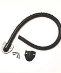 Top Shelf Heavy Duty Armored Door Loop With Access Control Power Transfer And Rock Solid Door Cable Protector Plus Oil Rubbed Bronze Wire Conduit for 18 inch installation