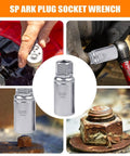 Heavy Duty Bolt Extractor Kit Made From Chrome Vanadium Steel For Tough Jobs, Perfect Universal Screw Remover Tool To Pull Broken Bolts Fast And Easy In Your Garage, 10mm socket