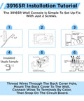 Installation guide for Replacement Garage Door Wall Console With Light And Lock Control Wired Keypad Mount Easy Install