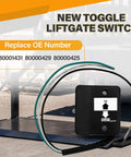 3-Wire Liftgate Control Switch Kit for tuck-under style gates replaces OEM 80001431 80000429 80000425 front view with toggle switch.