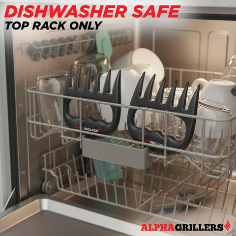 Heavy Duty Meat Shredder Claws For Grilling Bear Claws Puller For Pulled Pork And Chicken Shredding in dishwasher