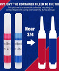 Thread Locker Duo Pack Blue 242 And Red 271 In 2ml Bottles 50 Pack Total 25 Packs Each Medium To High Strength Locking Compound