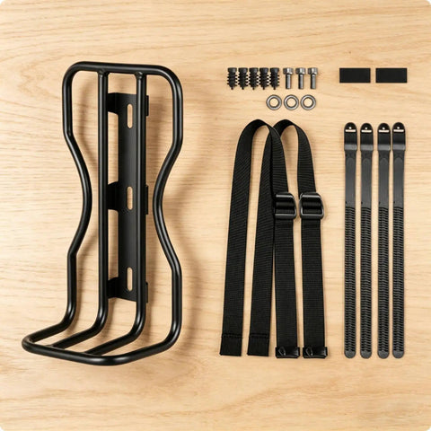 All Weather Waterproof Bike Fork Bag For Bikepacking With Roll Top Closure And Heat Sealed Seams Front Pannier accessories kit