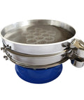 Top Shelf Electric Vibrating Sifter Screen Shaker Machine With Beefy Stainless Steel Build And Killer 20 80 100 Mesh Sieves.